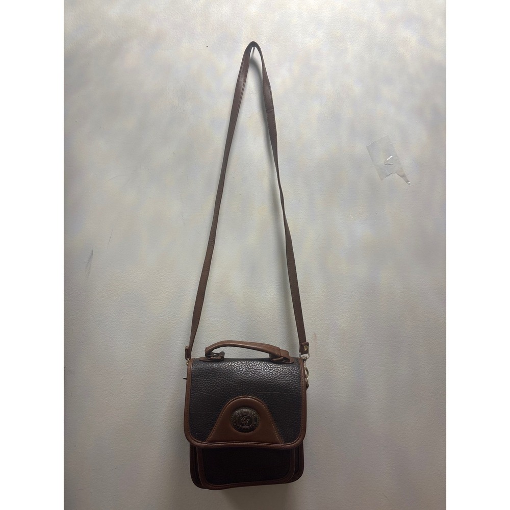 Classic Collection Crossbody Bag Women Small Brown  Pebbled Messenger